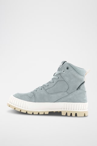 Nubuck Enkellaarzen Pallashock - Blauwgrijs