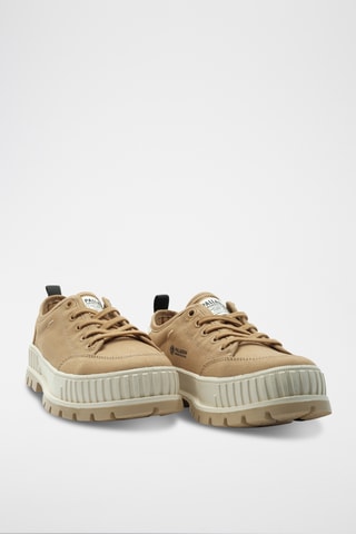 Platform Biologisch Katoenen Gympen Pallashock - Camel