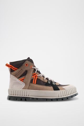 Nubuck Enkellaarzen Pallashock - Bruin en oranje