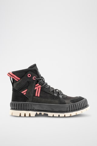 Nubuck Enkellaarzen Pallashock - Zwart