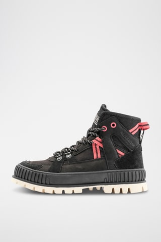 Nubuck Enkellaarzen Pallashock - Zwart
