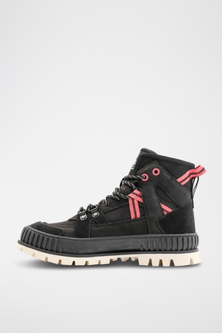 Nubuck Enkellaarzen Pallashock - Zwart