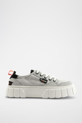 Nubuck Platform Sneakers Pallatower - Grijs