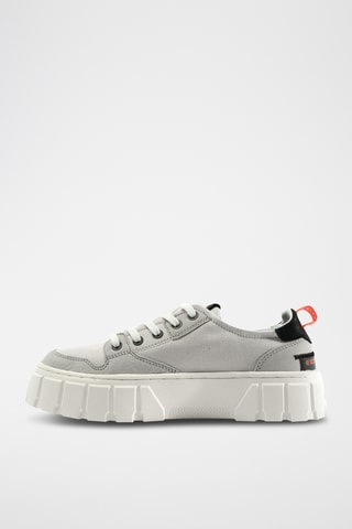 Nubuck Platform Sneakers Pallatower - Grijs