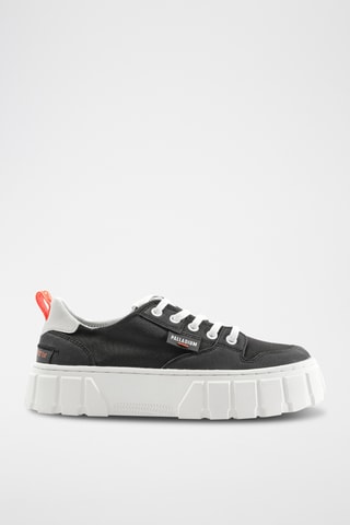 Nubuck Platform Sneakers Pallatower - Zwart