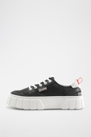 Nubuck Platform Sneakers Pallatower - Zwart