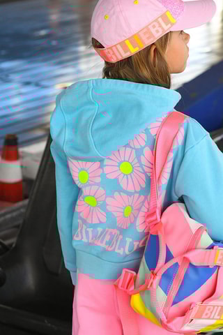 Sweat com capuz - Azul