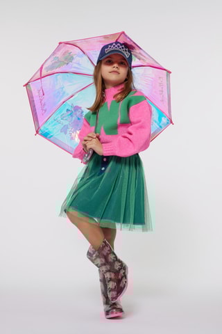 Saia em tule - Verde - Billieblush