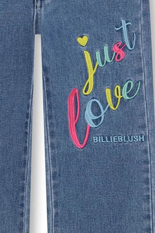 Calças de ganga - Azul-marinho - Billieblush