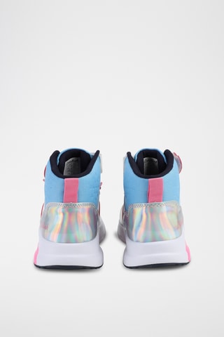 Sapatilhas subidas envernizadas - Branco e azul-celeste - Billieblush