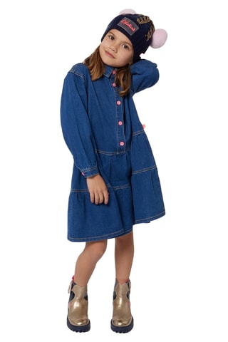 Vestido de ganga - Azul-cobalto - Billieblush