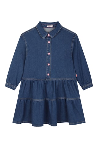Vestido de ganga - Azul-cobalto - Billieblush