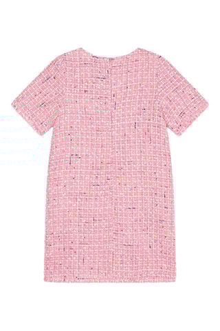 Vestido em tweed - Rosa - Billieblush