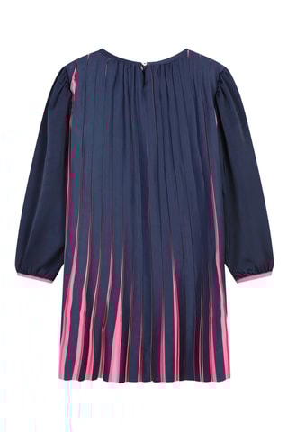 Vestido plissado - Índigo - Billieblush