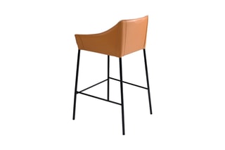 2 tabourets Marron et noir