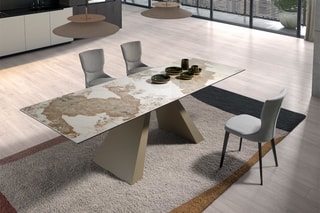 Table à manger extensible - 180 x 76 x 90 cm
