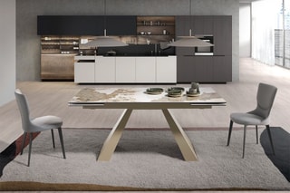 Table à manger extensible - 180 x 76 x 90 cm