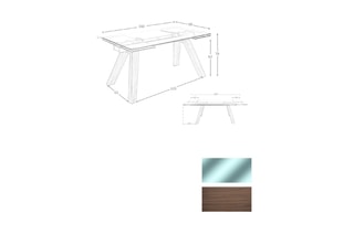 Table à manger extensible - 160 à 240 cm