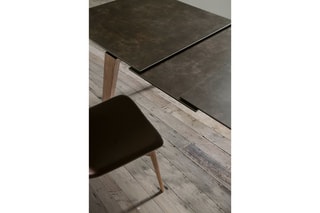 Table à manger extensible en marbre - 180 à 230 cm