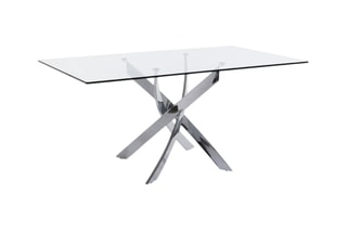 Table à manger en verre - 180 x 75 x 95 cm