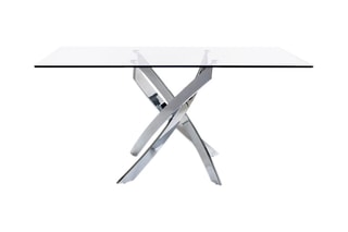 Table à manger en verre - 180 x 75 x 95 cm