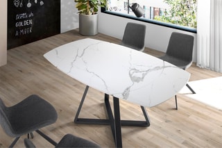 Table à manger extensible - 120 x 90 x 77 cm
