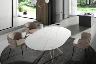 Table à manger - 120 x 120 x 77 cm