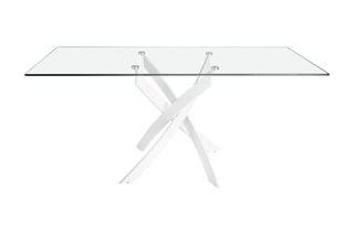 Table à manger en verre - 180 x 75 x 95 cm