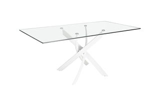 Table à manger en verre - 180 x 75 x 95 cm