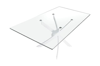 Table à manger en verre - 180 x 75 x 95 cm
