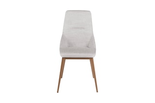 2 chaises Gris clair et doré