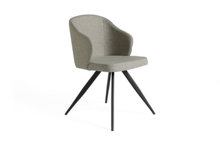 4 chaises Gris et noir