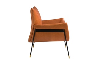 Fauteuil en cuir - Marron