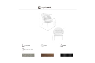 Fauteuil - Gris et imitation noyer