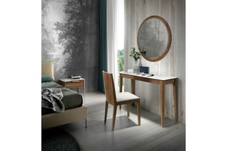 Console Blanc et naturel