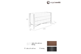 Commode 3 tiroirs - Naturel