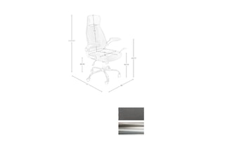 Chaise de bureau à roulettes - 
Noir