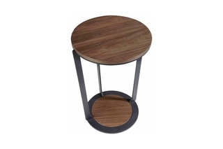 Table d'appoint Naturel et noir