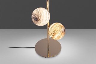 Lampe de table LED - Marron