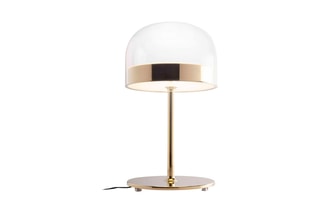 Lampe LED à poser Doré et noir