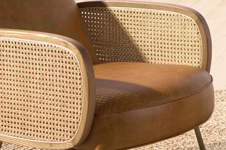 Fauteuil - Marron - En cuir