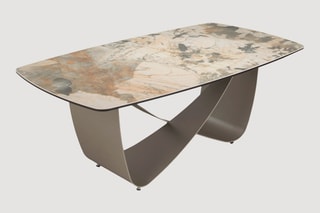 Table basse en marbre - 120 x 70 x 43 cm