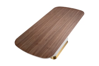 Table à manger en bois de noyer - 200 x 95 x 76 cm