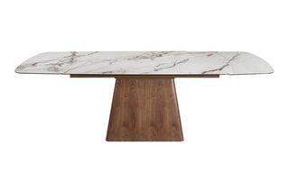 Table à manger en marbre - 180 x 100 x 78 cm