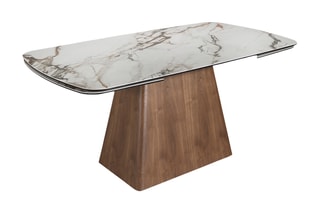 Table à manger en marbre - 180 x 100 x 78 cm