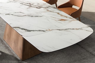 Table à manger en marbre - 180 x 100 x 78 cm