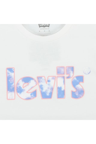 T-shirt - Blanc, bleu et rose