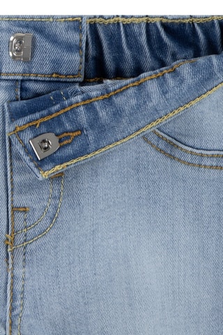 T-shirt et short en jean - Blanc et bleu