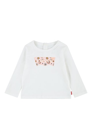 T-shirt - Blanc, noir, orange et rose