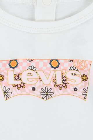 T-shirt - Blanc, noir, orange et rose